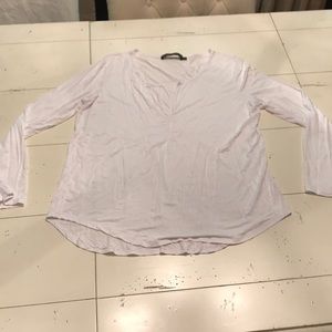 White log sleeved shirt